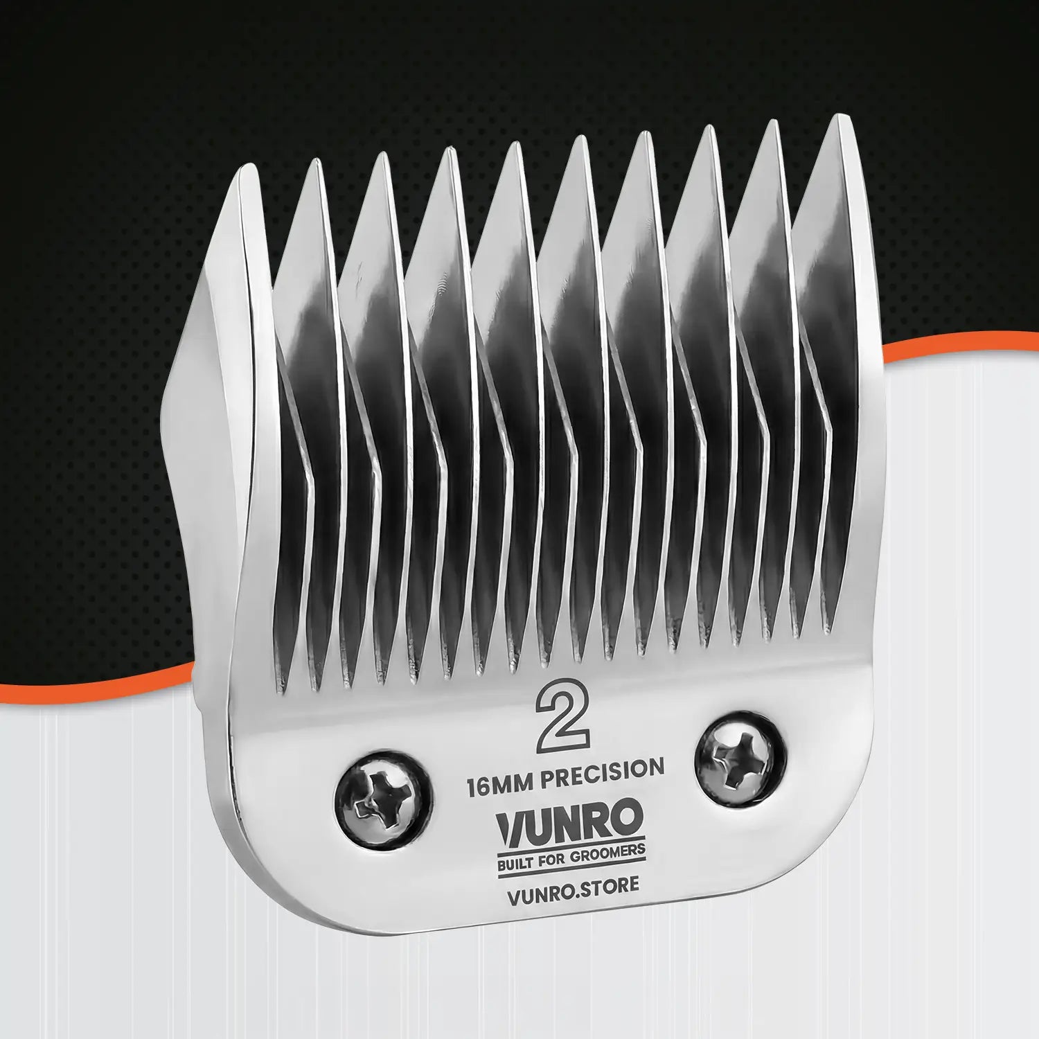 #2 Ceramic Skip Tooth Dog Clipper Blade (16mm) by VUNRO