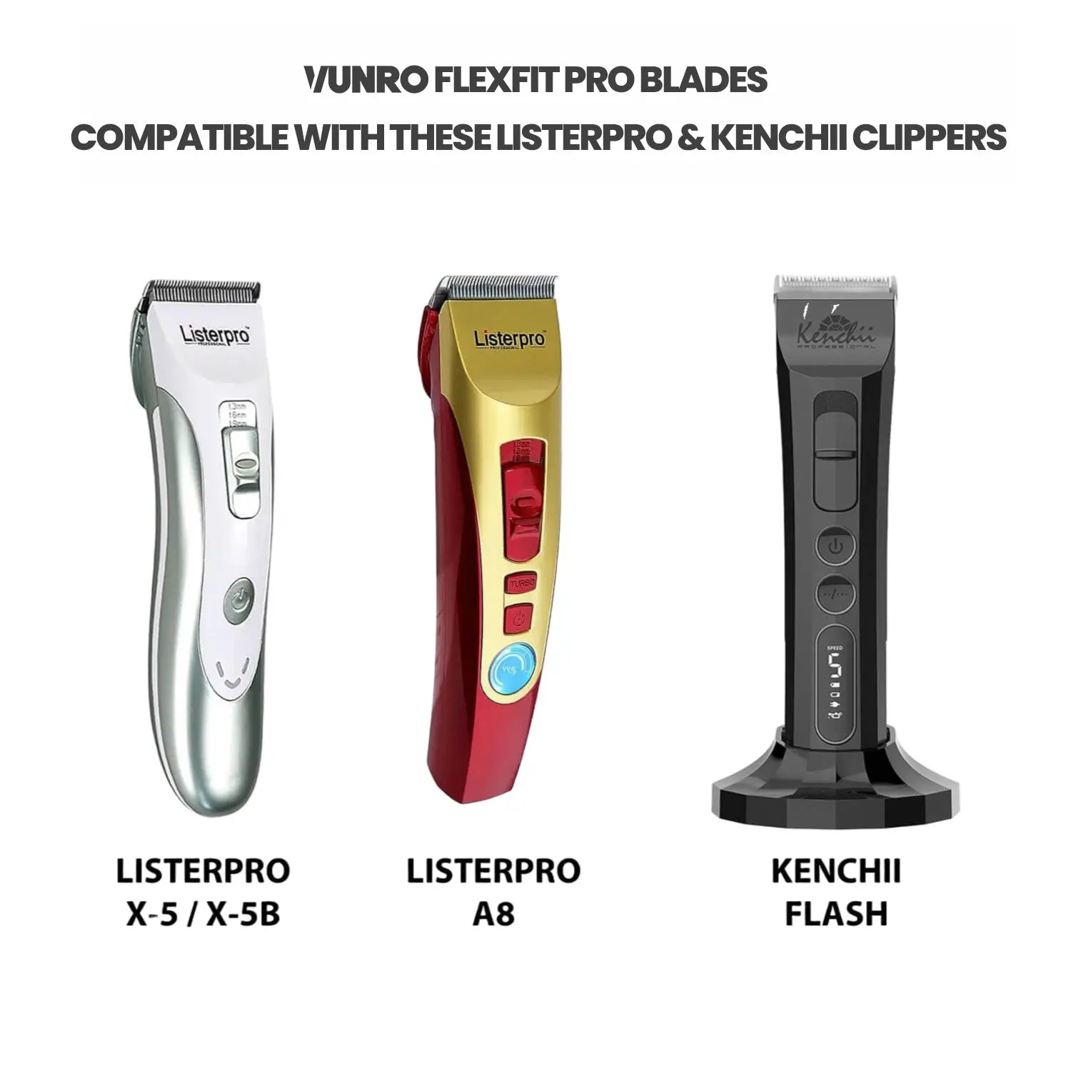 3F FlexFit PRO Dog Trimmer Blade (12.5 mm) by VUNRO